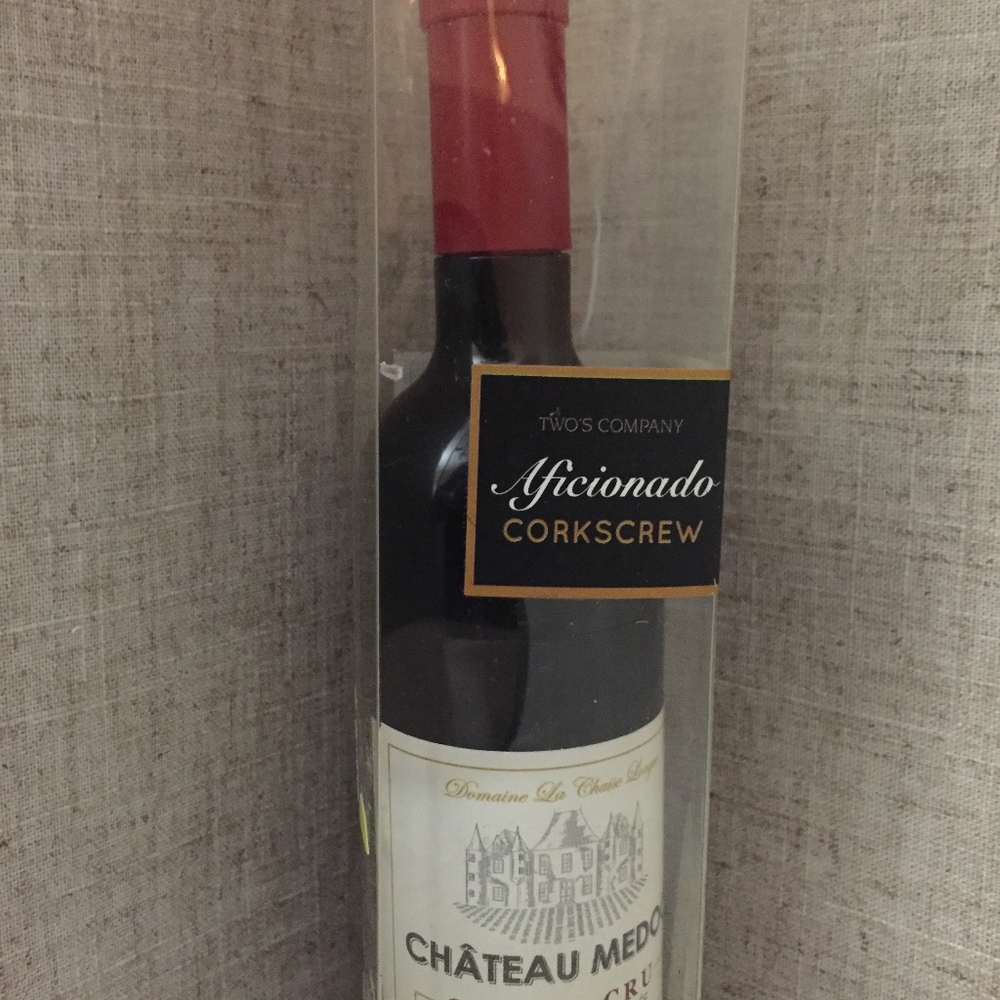 Wine Corkscrew Two’s Company Aficionado  NIB